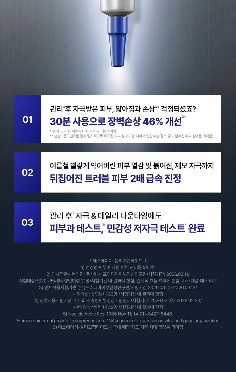 [트러블SOS진정]이지듀 EGFx 다운타임 오인트 겔 15ml 기획(+크림 7ml) 상세페이지 4